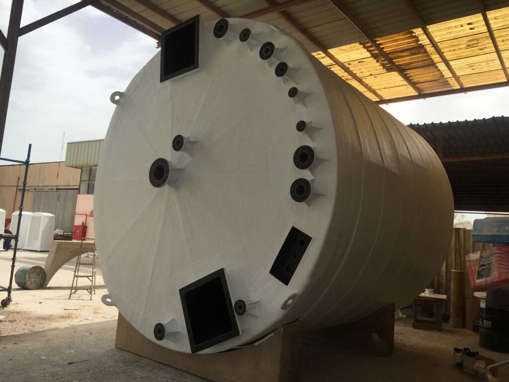 FRP Dual Laminated Storage Tank